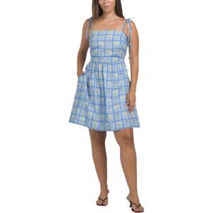 BEYOND BY VERA Alessia Printed Mini Dress